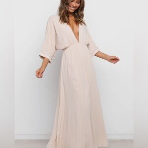 Petal and Pup XS Bayview Dress - Beige